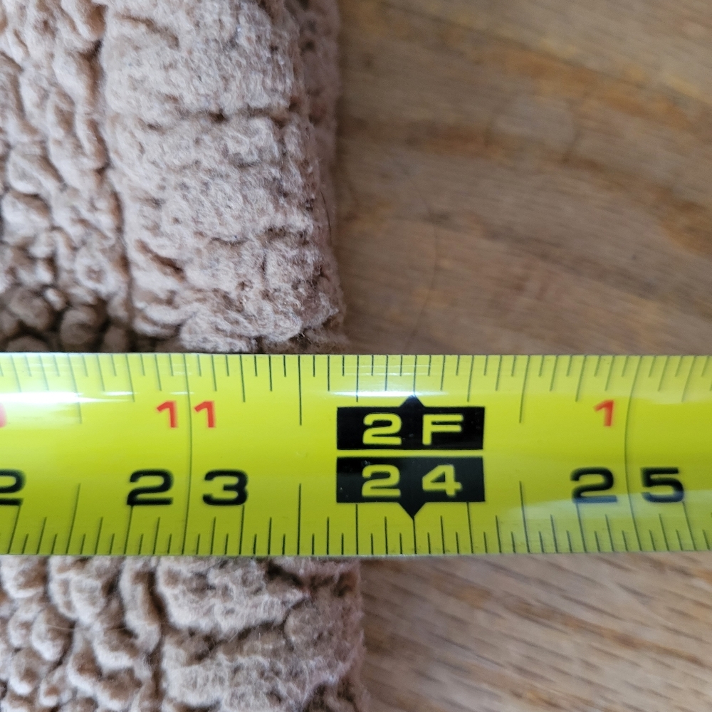 Victoria Secret Sz S Tan Sherpa 1/4 Zip Sweatshirt - Picture 8 of 10